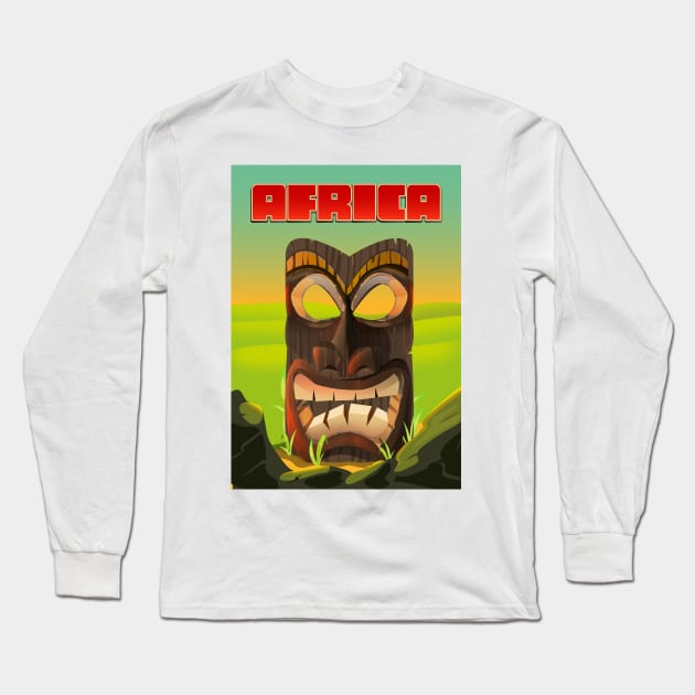 Africa Long Sleeve T-Shirt by nickemporium1